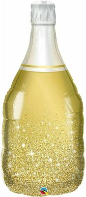 39” BUBBLY GOLD CHAMPAGNE BOTTLE