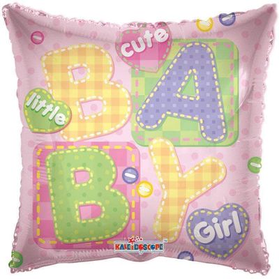 BABY GIRL PATCHWORK SQUARE