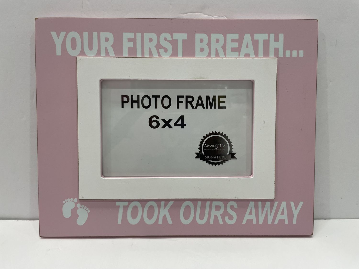 YOUR FIRTS BREATH... FRAME, COLOR: PINK