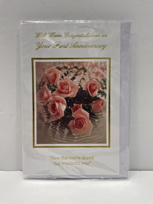 GREETING CARDS- FIRST ANNIVERSARY