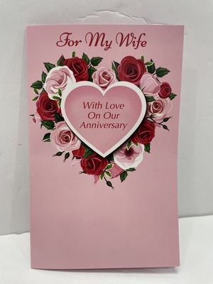 GREETING CARDS- WIFE ANNIVERSARY