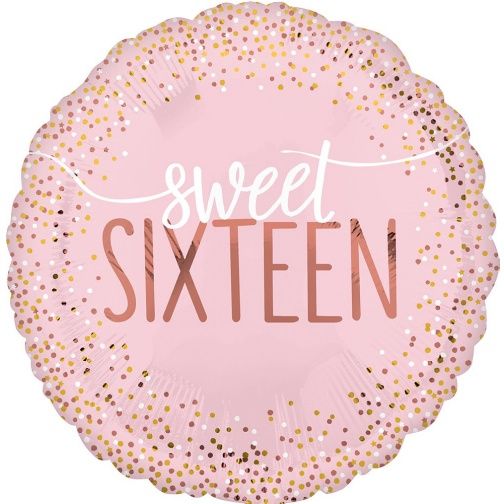17” SWEET SIXTEEN MYLAR