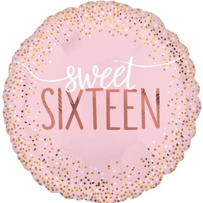17” SWEET SIXTEEN MYLAR