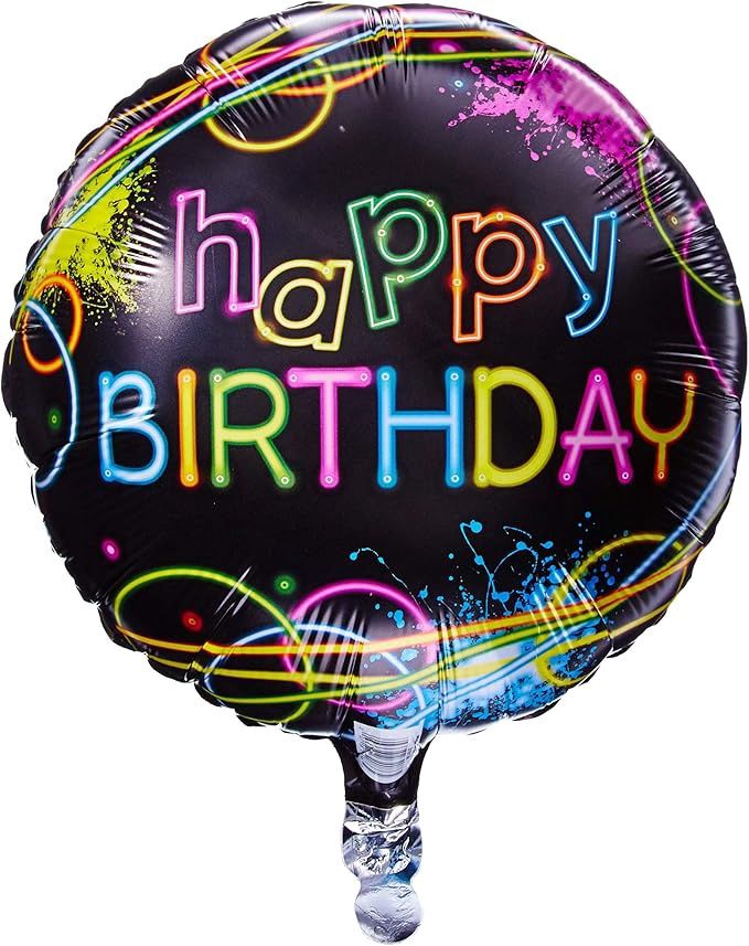 18” HBD BLK/NEON MYLAR