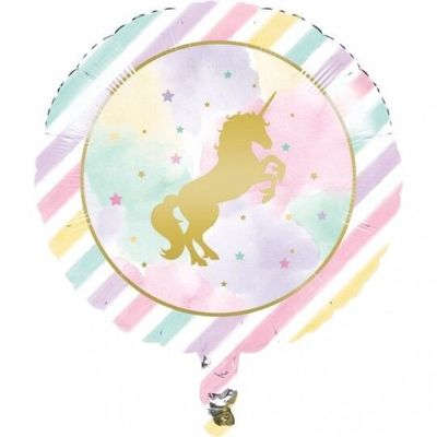 18” GOLD UNICORN SPARKLE