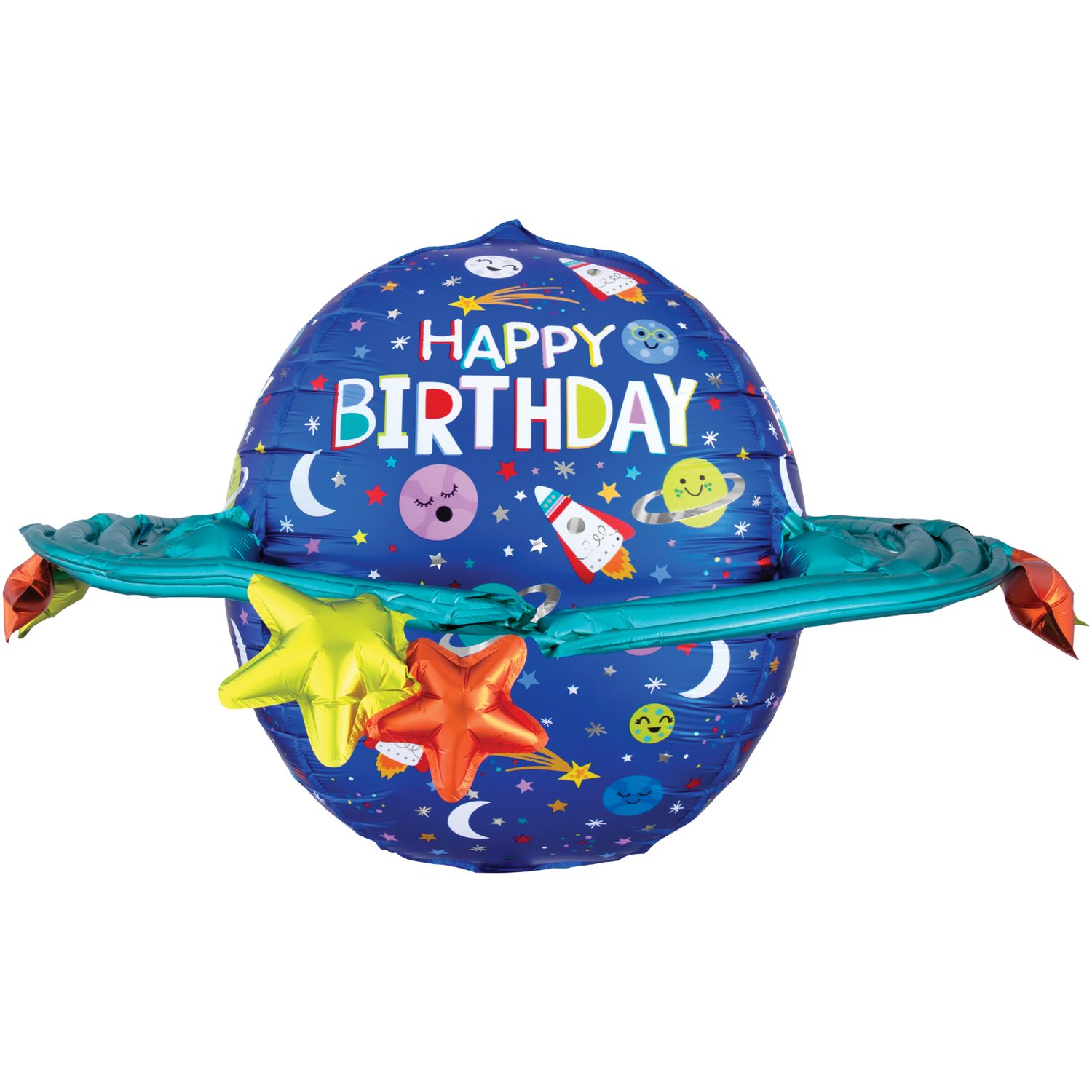 29” HAPPY BIRTHDAY PLANET MYLAR