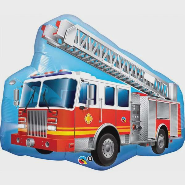 36” JUMBO RED FIRE TRUCK
