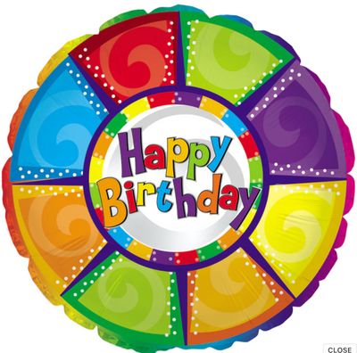 32” MULTI COLORED HB MYLAR