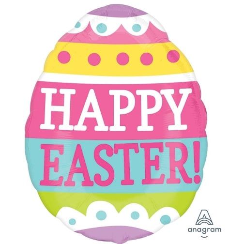 18” HAPPY EASTER EGG