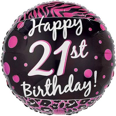 17” HAPPY 21ST BDAY