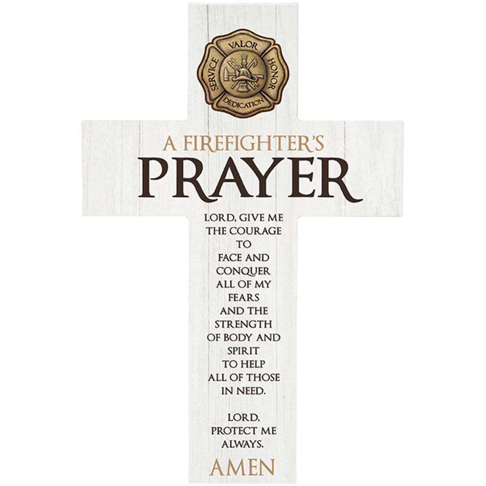 FIRST RESPONDER WALL CROSS, DESIGN: FIRE FIGHTER