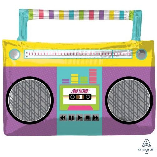 27” BOOMBOX RADIO MYLAR JUMBO