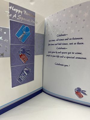 GREETING CARD- UNCLE BIRTHDAY