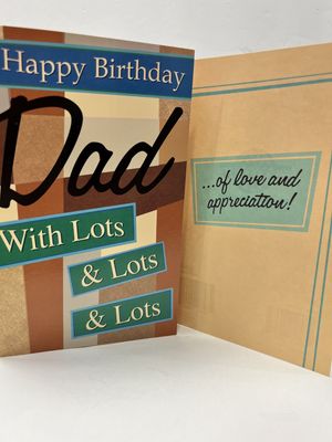 GREETING CARDS- DAD BIRTHDAY