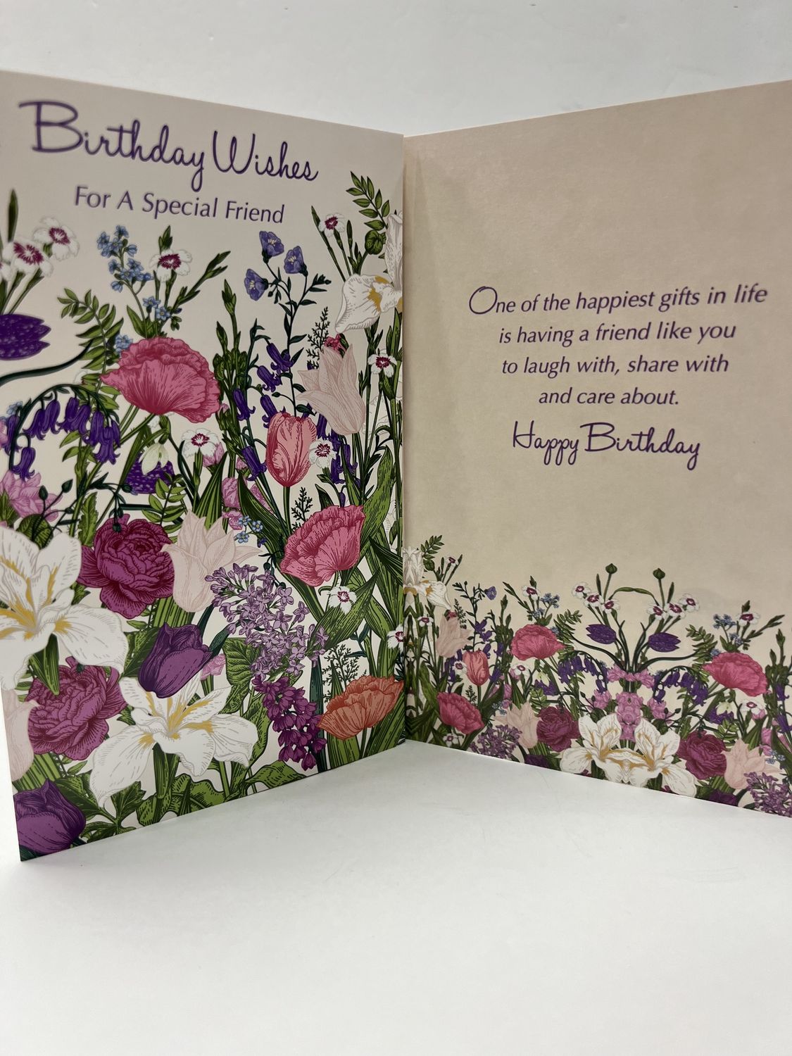 GREETING CARDS- FRIEND BIRTHDAY, DESIGN: BIRTHDAY WISHES SPECIAL FRIEND