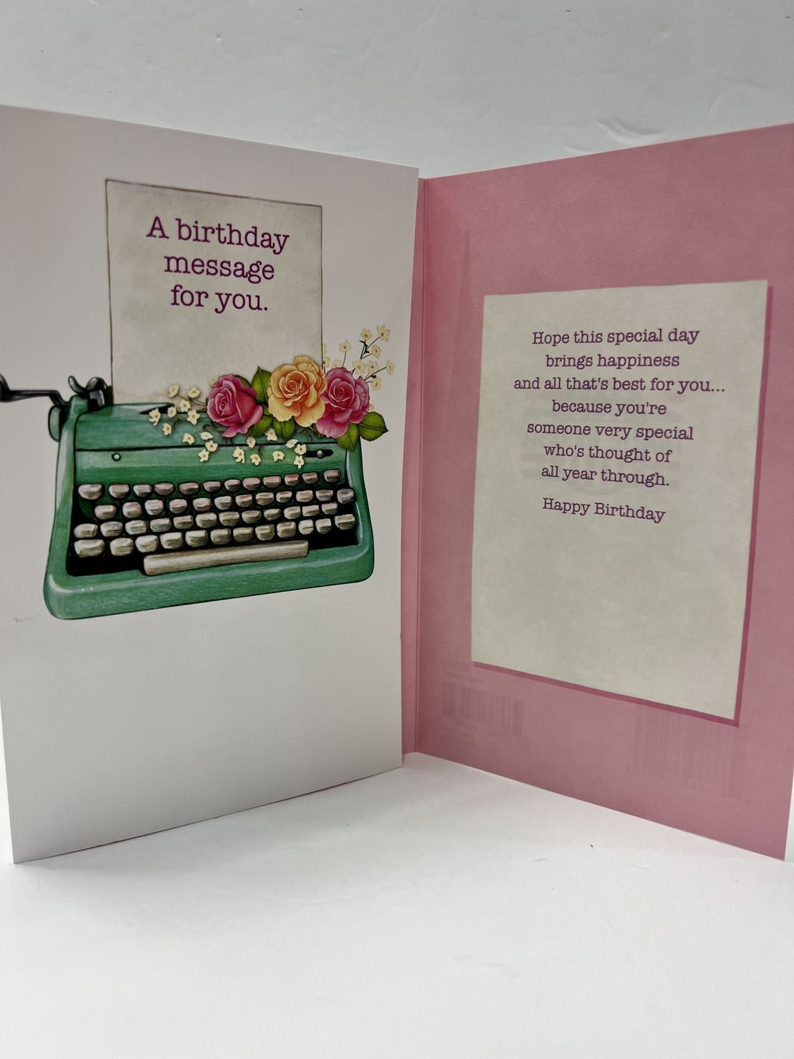 GREETING CARDS- HAPPY BIRTHDAY GENERAL, DESIGN: A BIRTHDAY MESSAGE