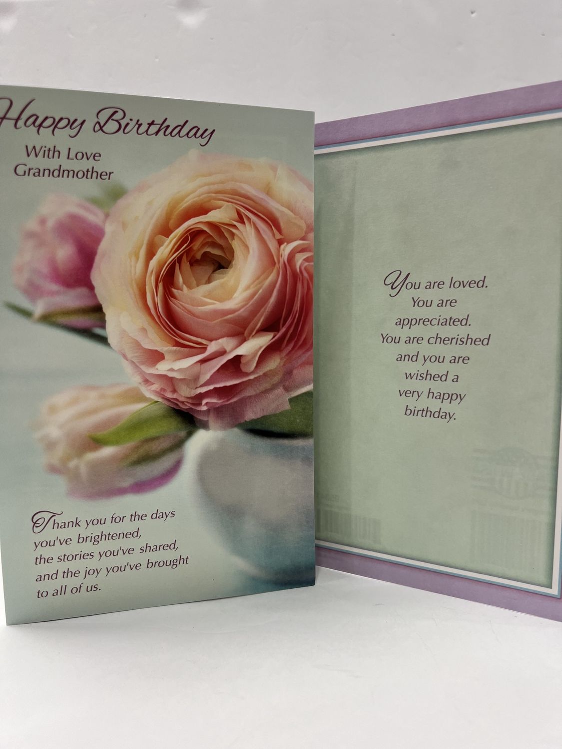 GREETING CARDS- GRANDMOTHER BIRTHDAY, DESIGN: WITH LOVE GRANDMOTHER