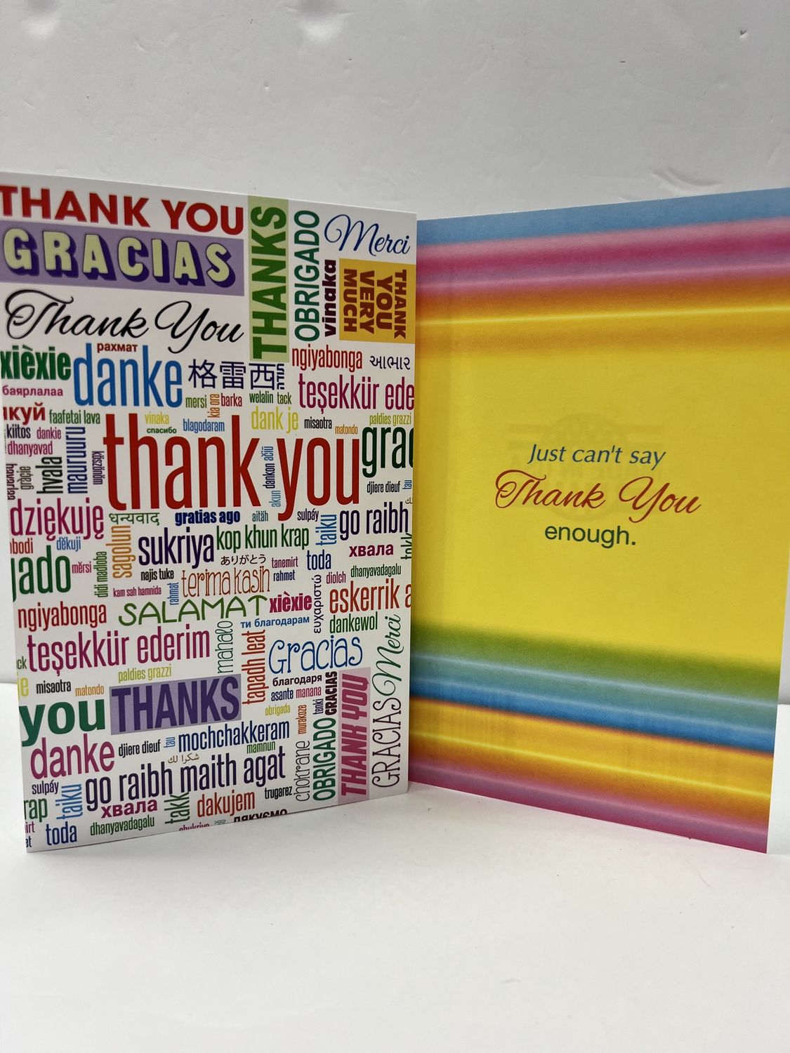 GREETING CARDS- THANK YOU, DESIGN: MULTI THANK YOU