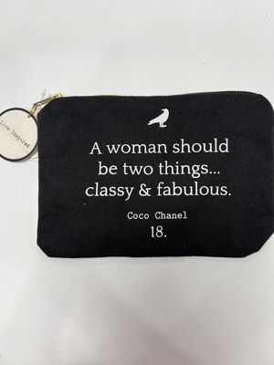 CANVAS CLUTCH