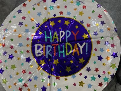 18” HAPPY BIRTHDAY W/ STARS