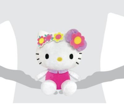 HELLO KITTY PLUSH - FLOWER HAIRBOW