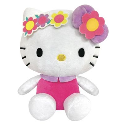 HELLO KITTY PLUSH - FLOWER HAIRBOW