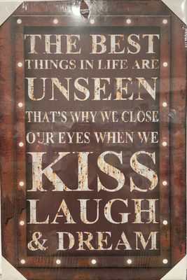 LIGHT SIGN- KISS LAUGH DREAM
