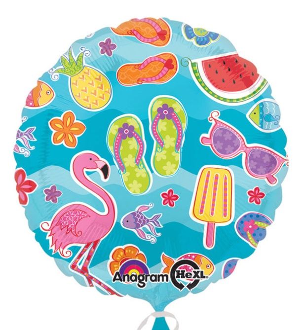 18” SUMMER FUN ROUND MYLAR
