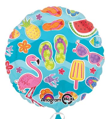 18” SUMMER FUN ROUND MYLAR