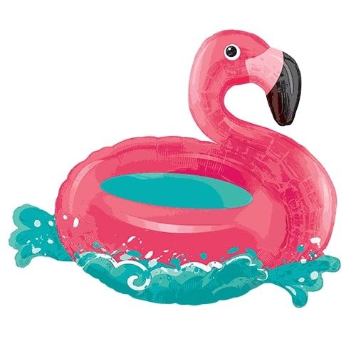 30” FLOATING FLAMINGO