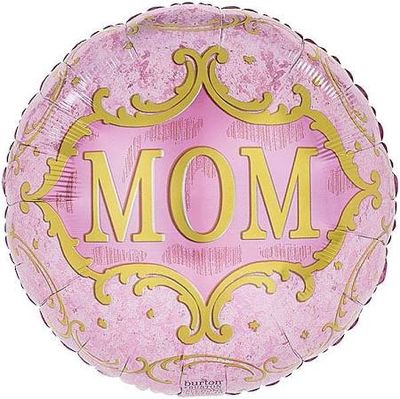 18” PINK /GOLD MOM