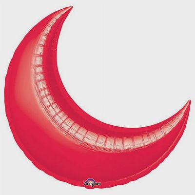 26” MYLAR CRESCENT BALLOON