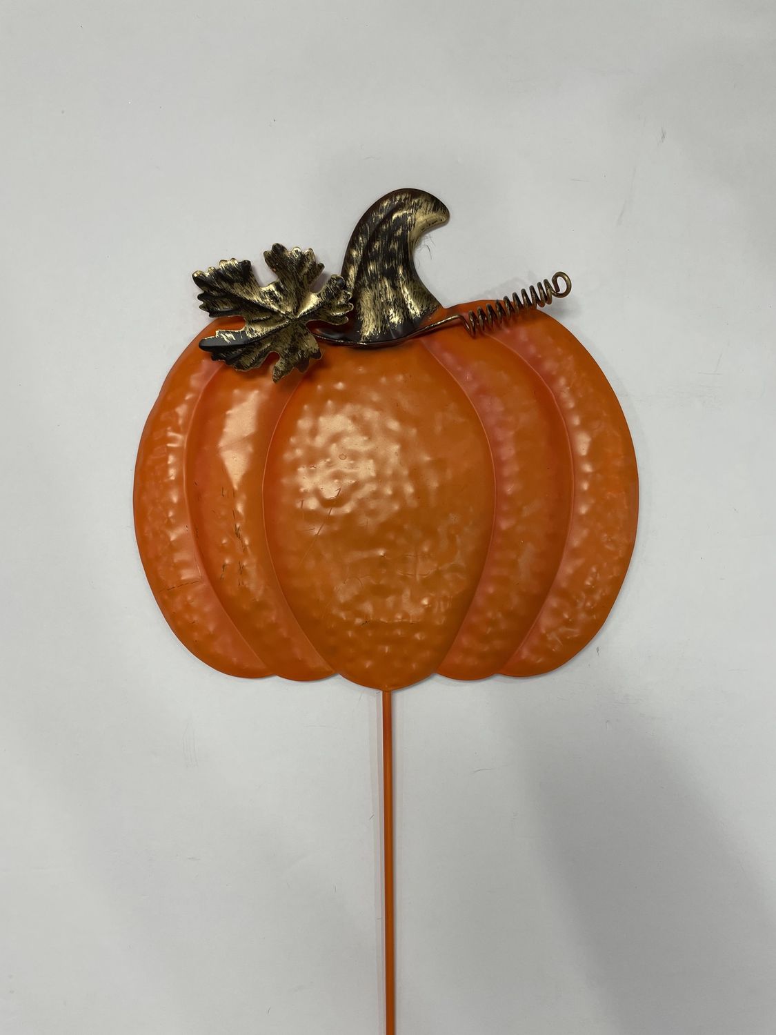 METAL PUMPKIN YARD STAKE