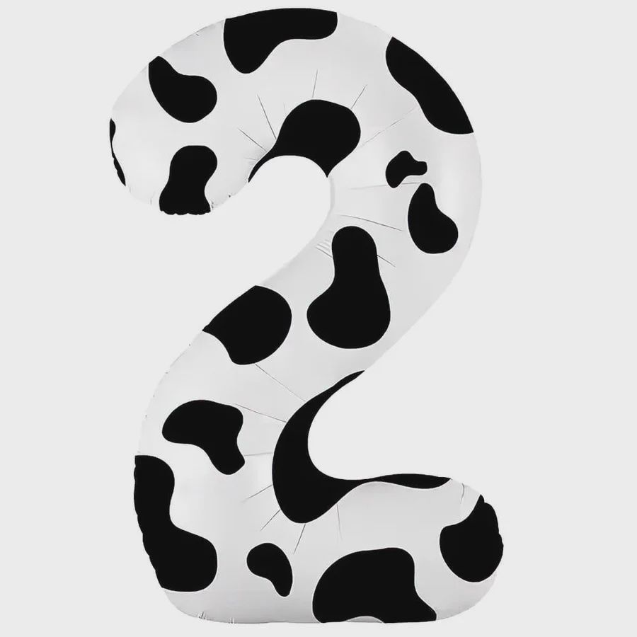 36” JUMBO COW PRINT  MYLAR, DESIGN: 2