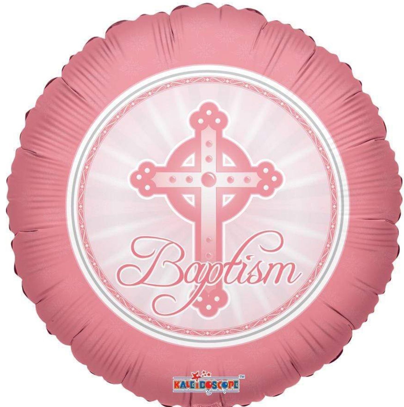 18” BAPTISM CROSS PINK