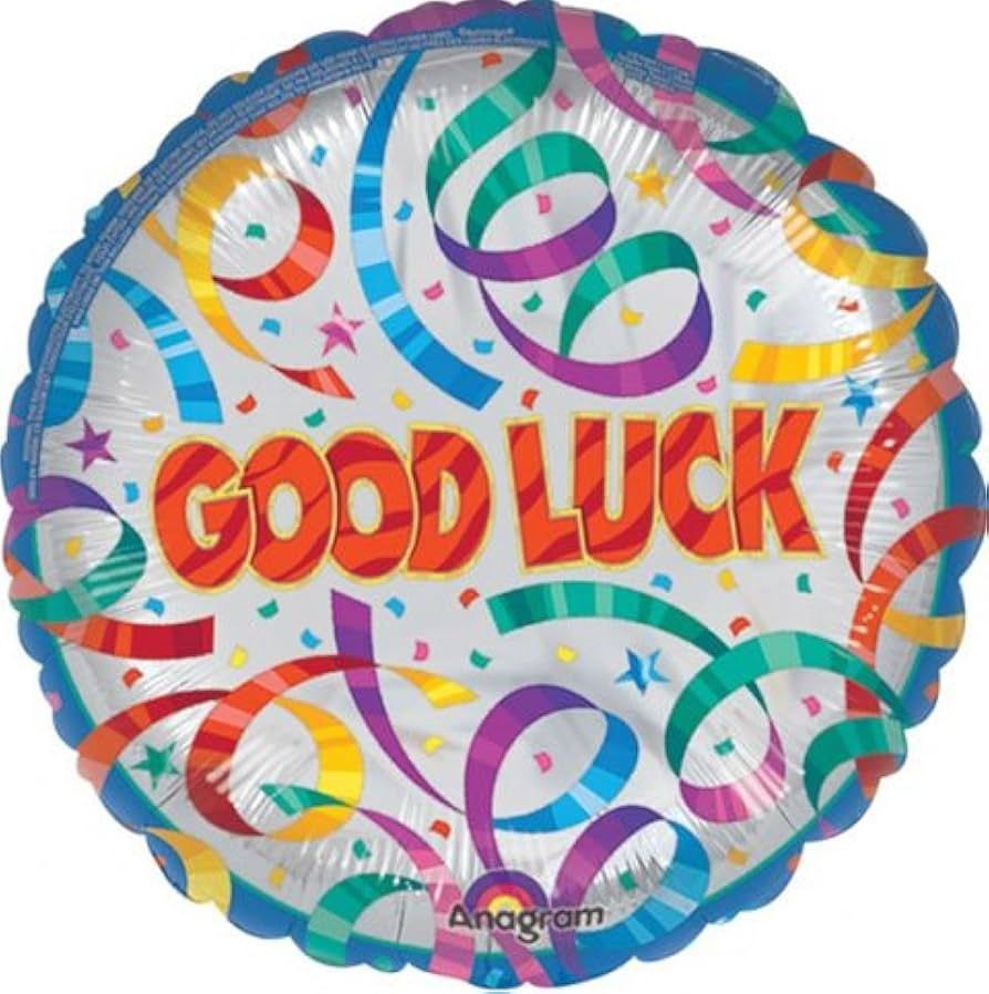 18” GOOD LUCK STREAMER MYLAR