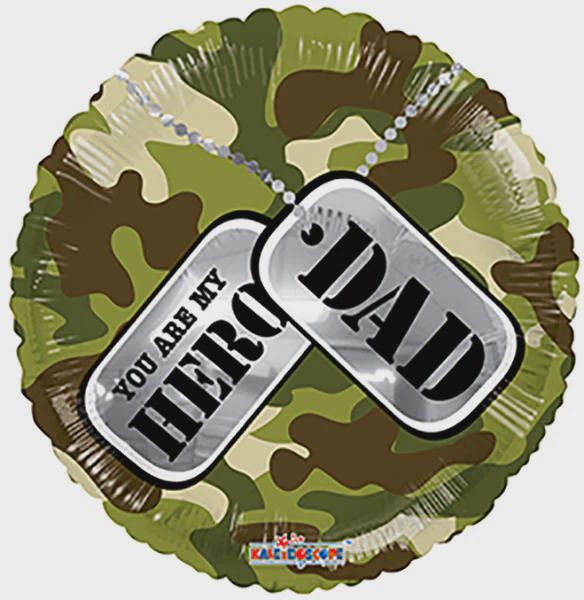 18” MY HERO DAD MYLAR