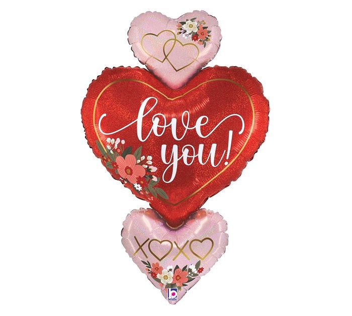 30” TRIO HEART JUMBO