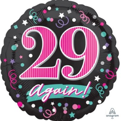 17” 29 AGAIN MYLAR