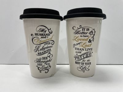 BREAK UP LAUGHING-TRAVEL MUGS