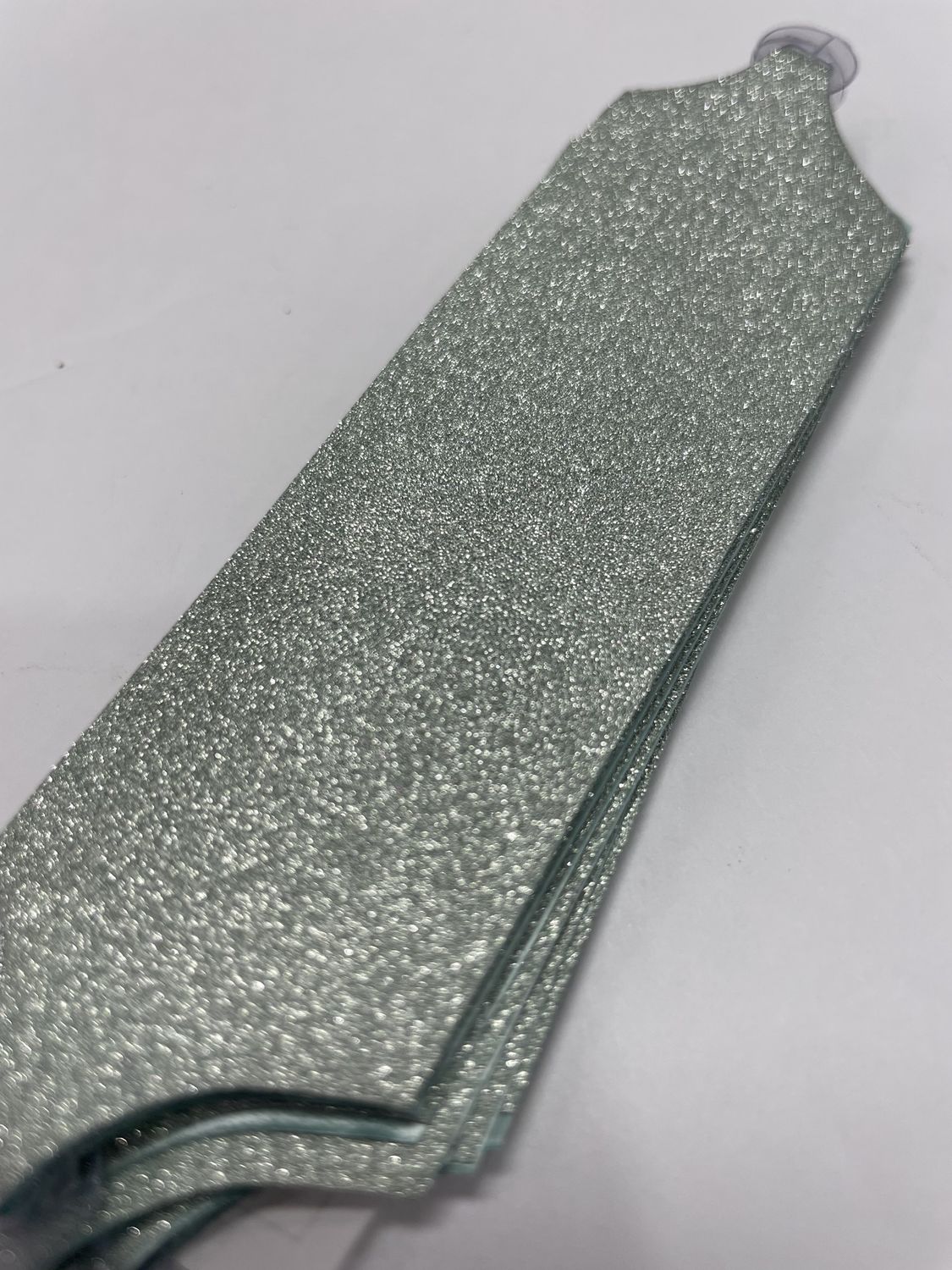 GLITTER PULL BOW- 6”, COLOR: MINT GREEN