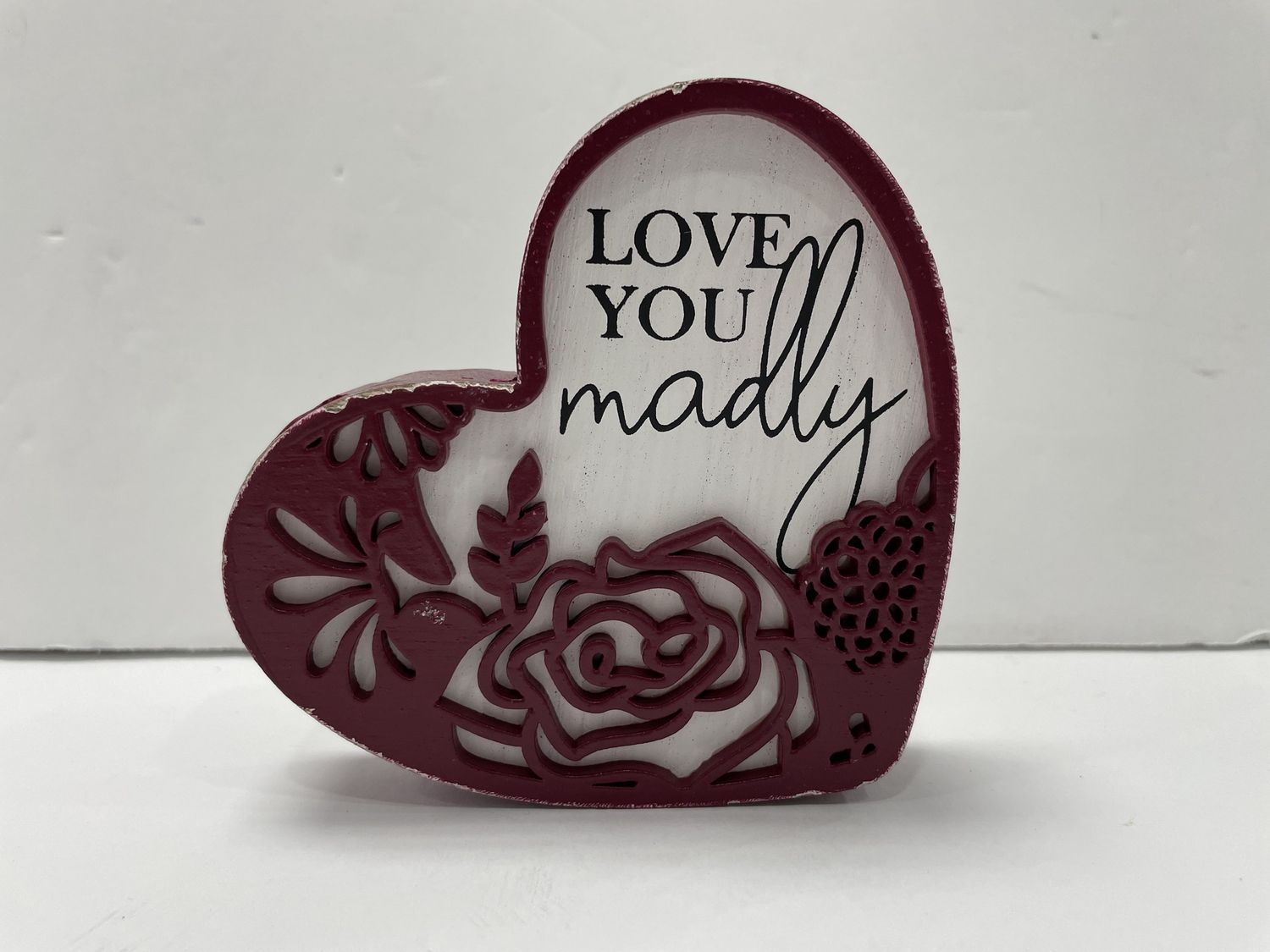 VALENTINE HEART LASER CUTOUT, DESIGN: LOVE YOU MADLY