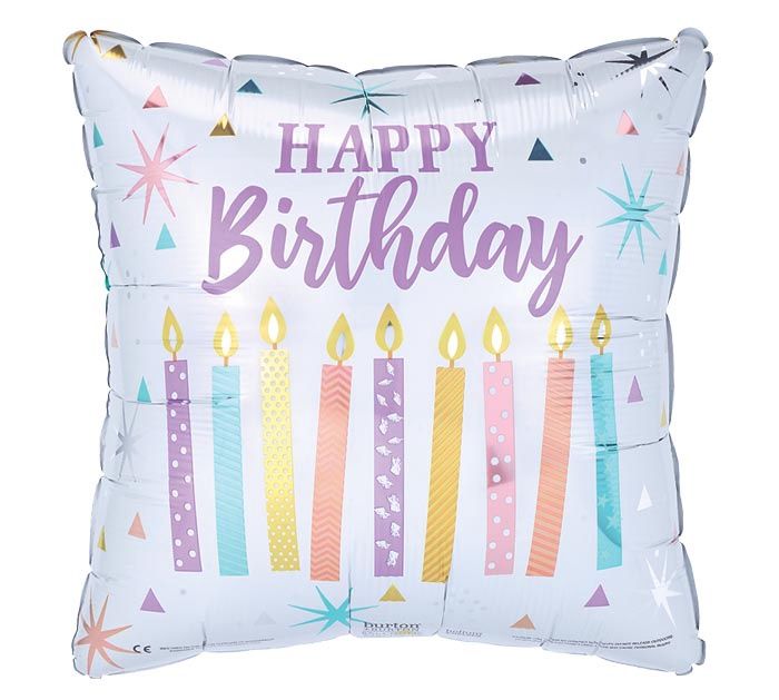 17&quot; BIRTHDAY PASTEL CANDLES