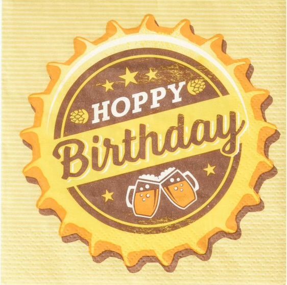 CHEERS AND BEERS BEV NAPKINS
