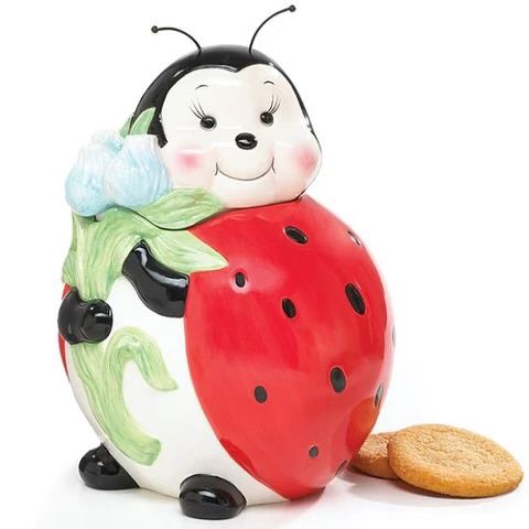 LADYBUG COOKIE JAR