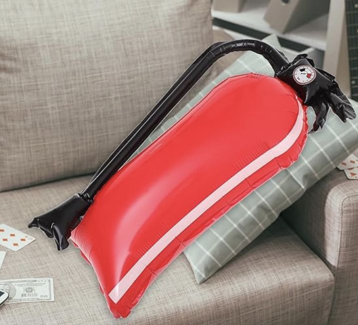 FIRE EXTINGUISHER AND FIRE AX SET