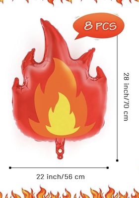 28" LARGE FLAME MYLAR