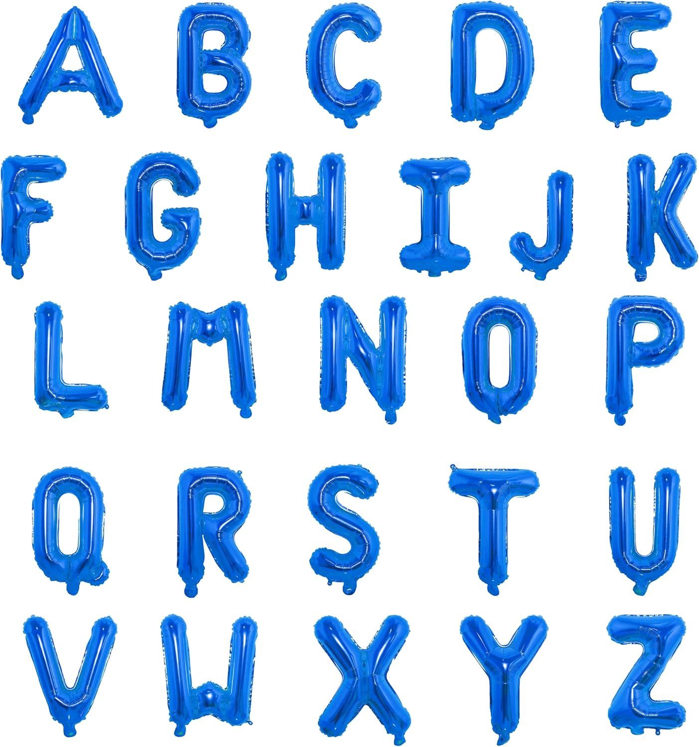 16”MYLAR LETTERS-  BLUE