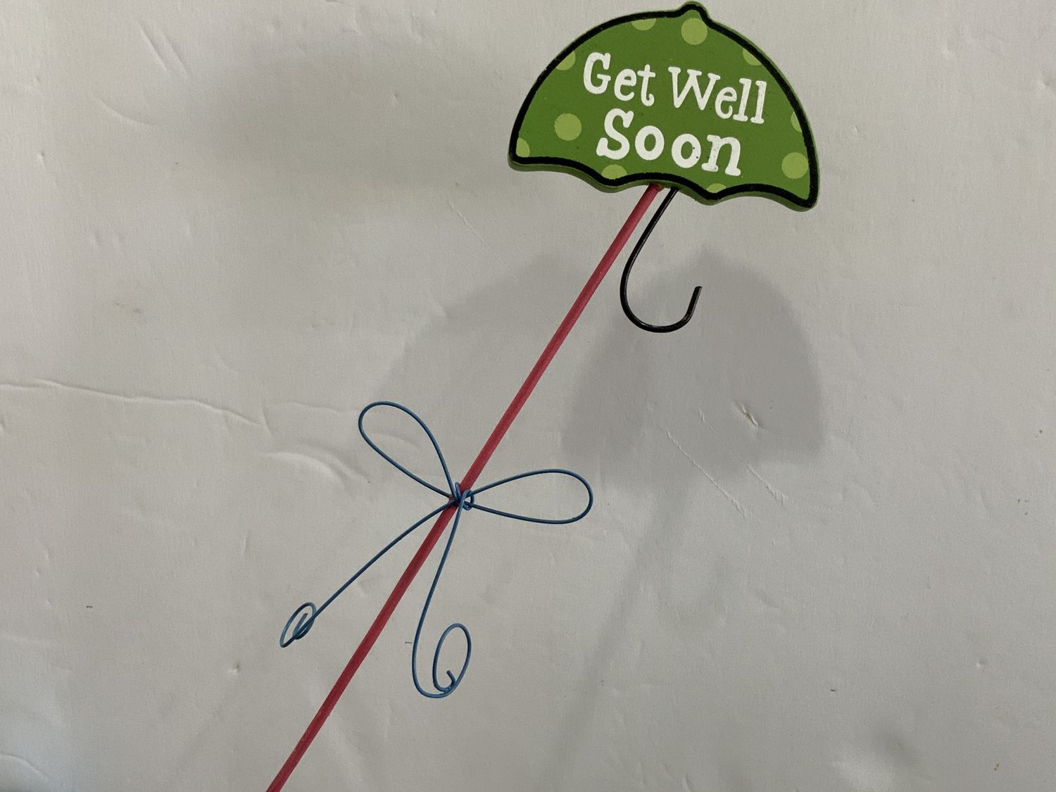 GET WELL-UMBRELLA PIC, COLOR: LIME GREEN