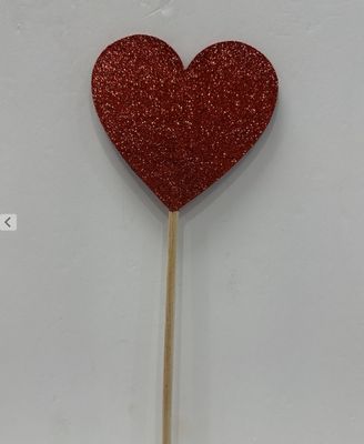 GLITTER HEART PICK